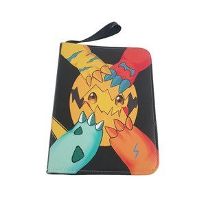 Game Card Binder 50 Page 4 Card Sleeve Pocket Collection Holder Pikachu 9.5 Inch